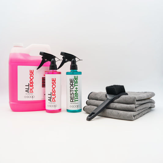 Floor mat clean & protect complete kit