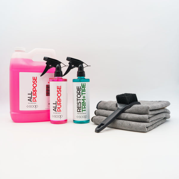 Floor mat clean & protect complete kit