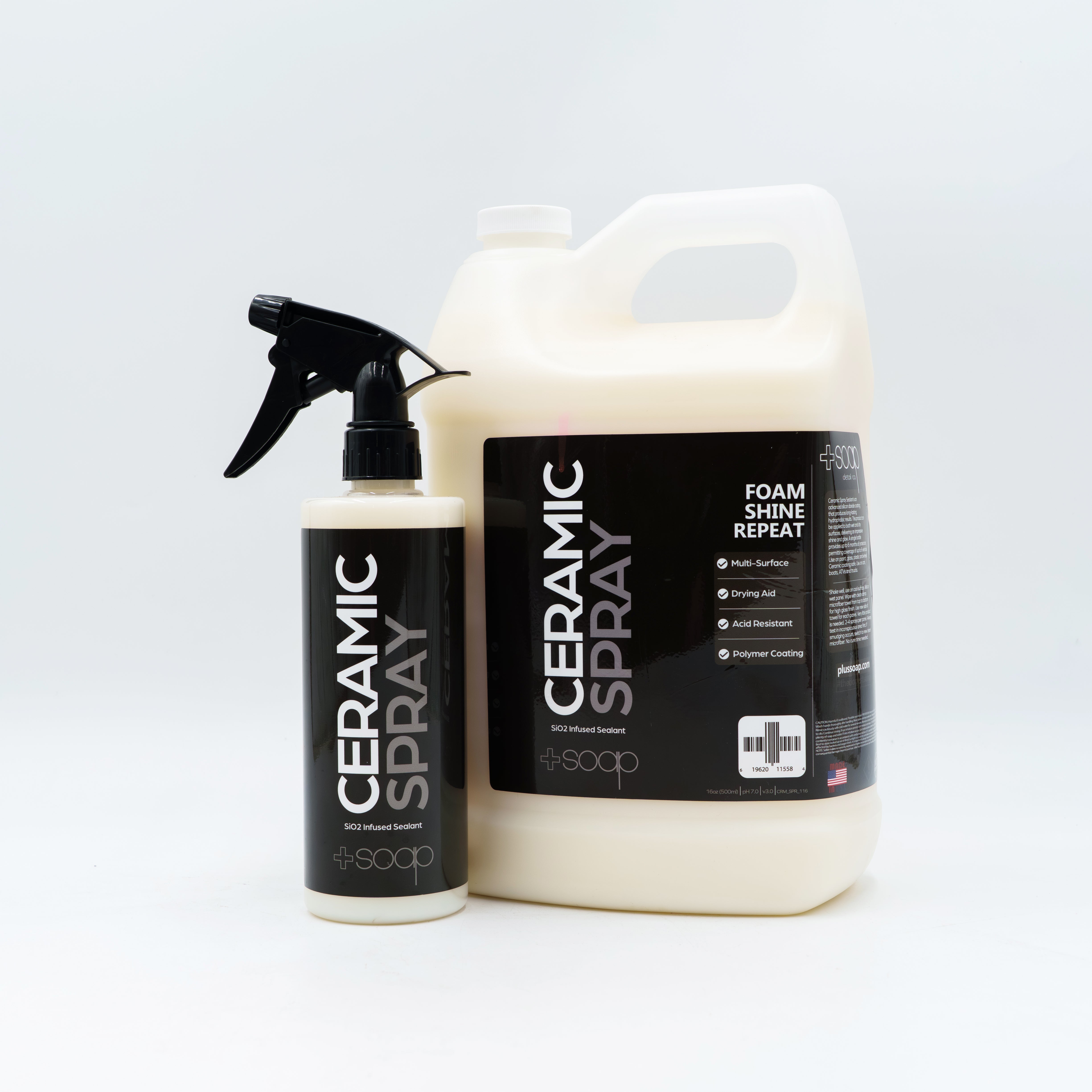 Ceramic Spray | SiO₂ Quick Detail Coating – Plus Soap