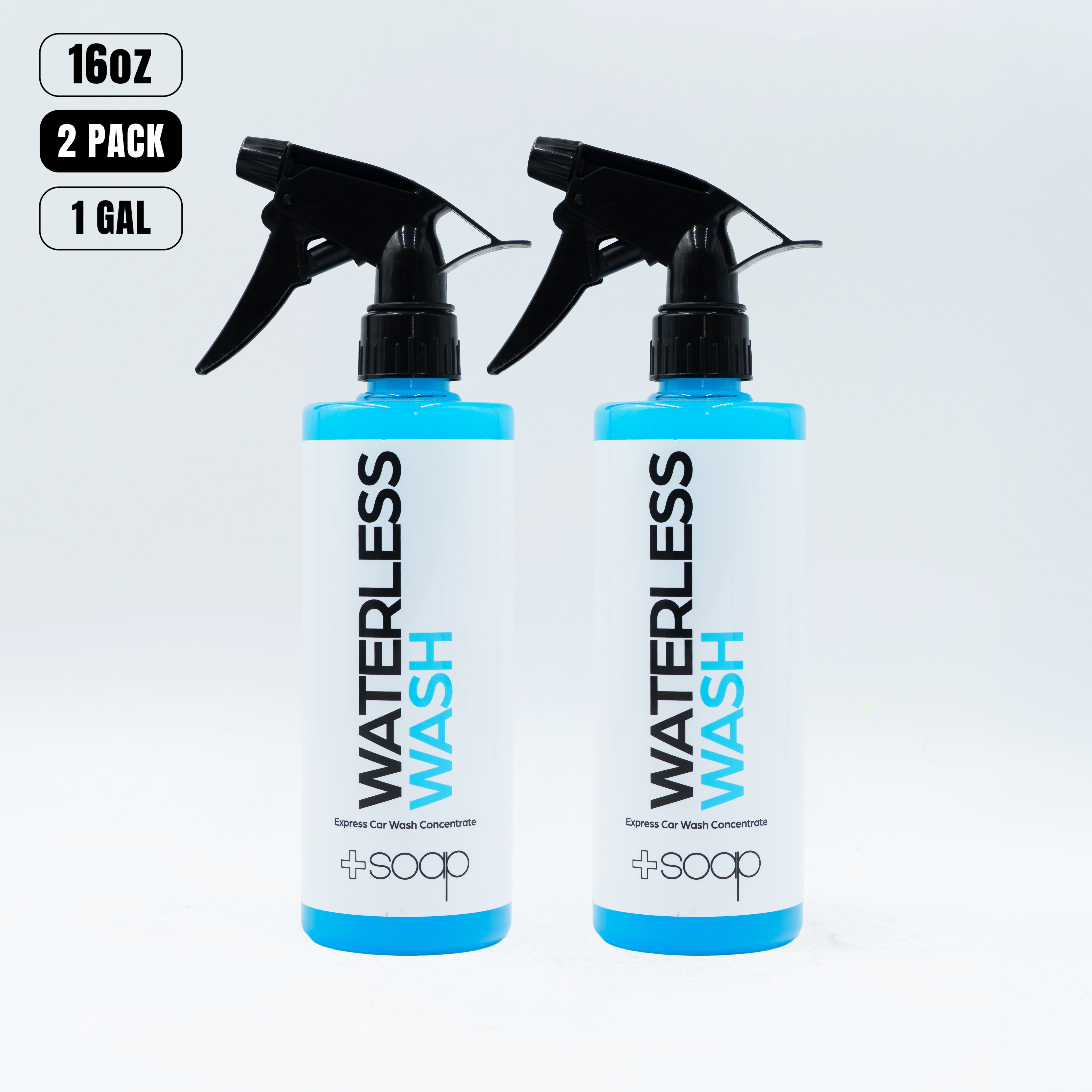 Waterless Wash | No-Rinse Car Wash Spray – Plus Soap