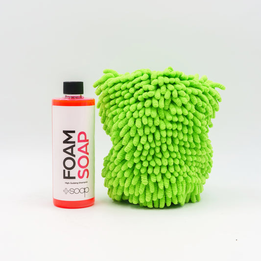 Car Wash Shampoo & Wash Mitt Combo