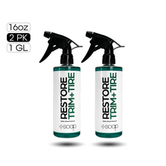 Restore Trim & Tire Dressing | Water-Based Protectant 2-Pack