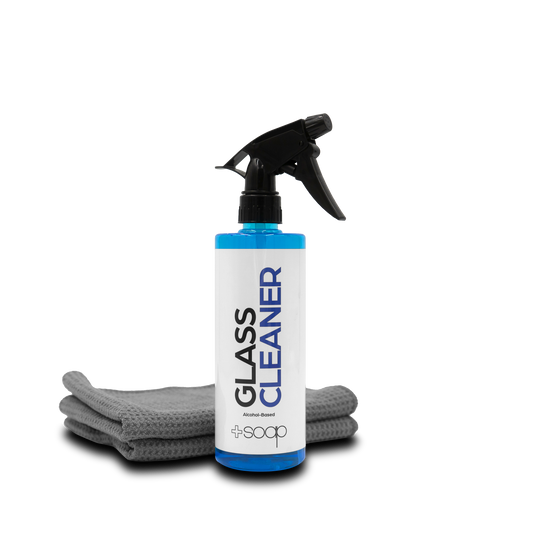 Glass Cleaner & Microfiber Towel Combo