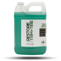 Restore Trim & Tire Dressing | Water-Based Protectant 1 Gallon