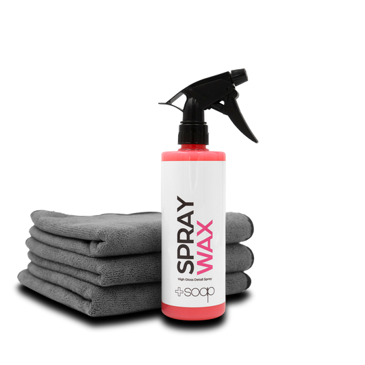 Spray Wax and Microfiber Towel Combo