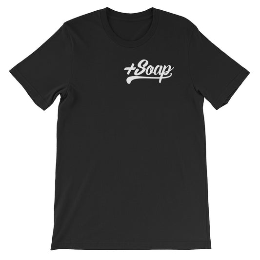 PLUS SOAP STAFF T-SHIRT - MEN'S BLACK